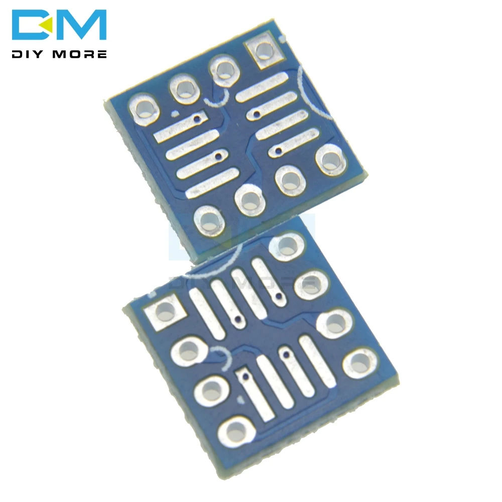 10 шт. SOP8 SO8 SOIC8 К DIP8 Interposer плата адаптер для печатной платы пластина Модуль Шаг ширина 7,62 мм шаг 2,54 мм DIY