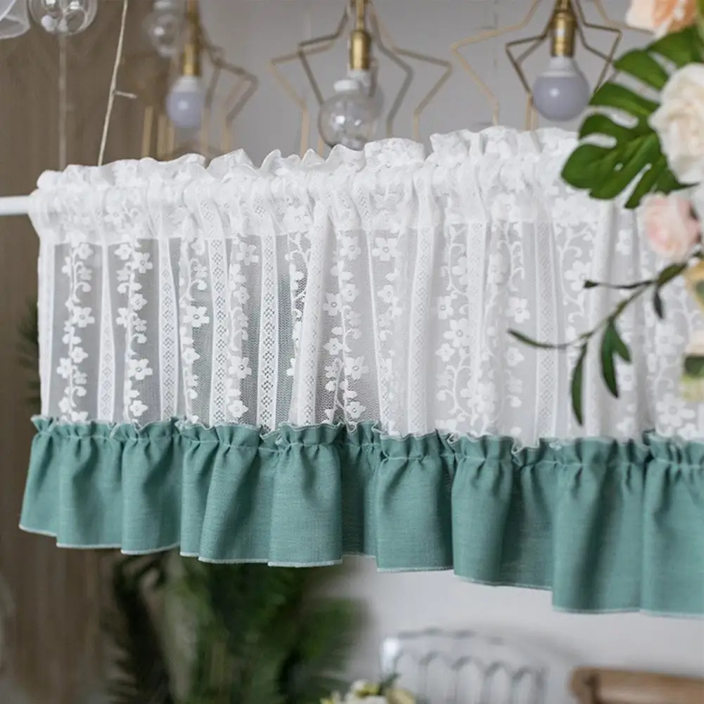 

Легкие полупрозрачные простые шторы с узором для дома, простая установка