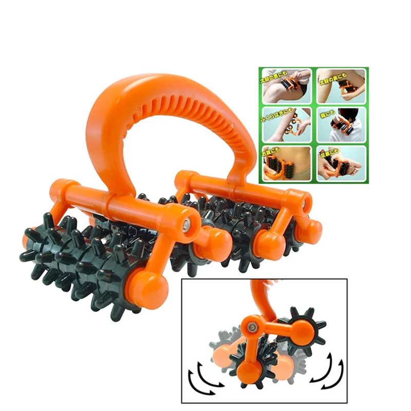 Ручной массажер Лимфатический система акупунктурный ролик для ног массажный