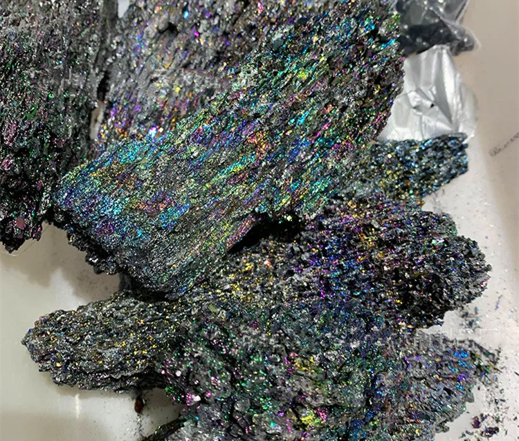 Натуральный кварцевый кристалл красочный минеральный оригинальное украшение из