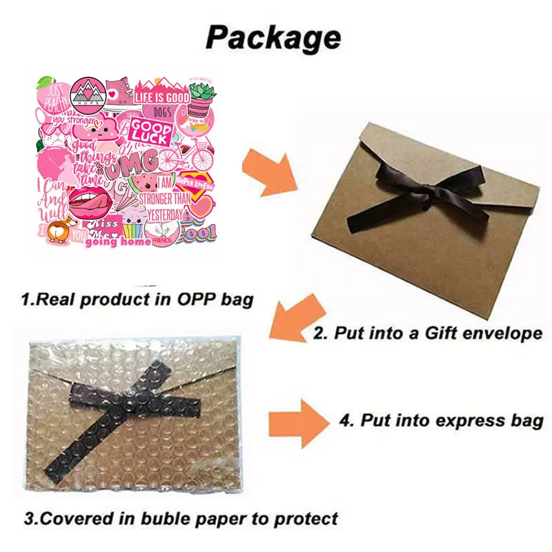 40 шт. разноцветные Розовые наклейки INS для багажа велосипеда автомобиля