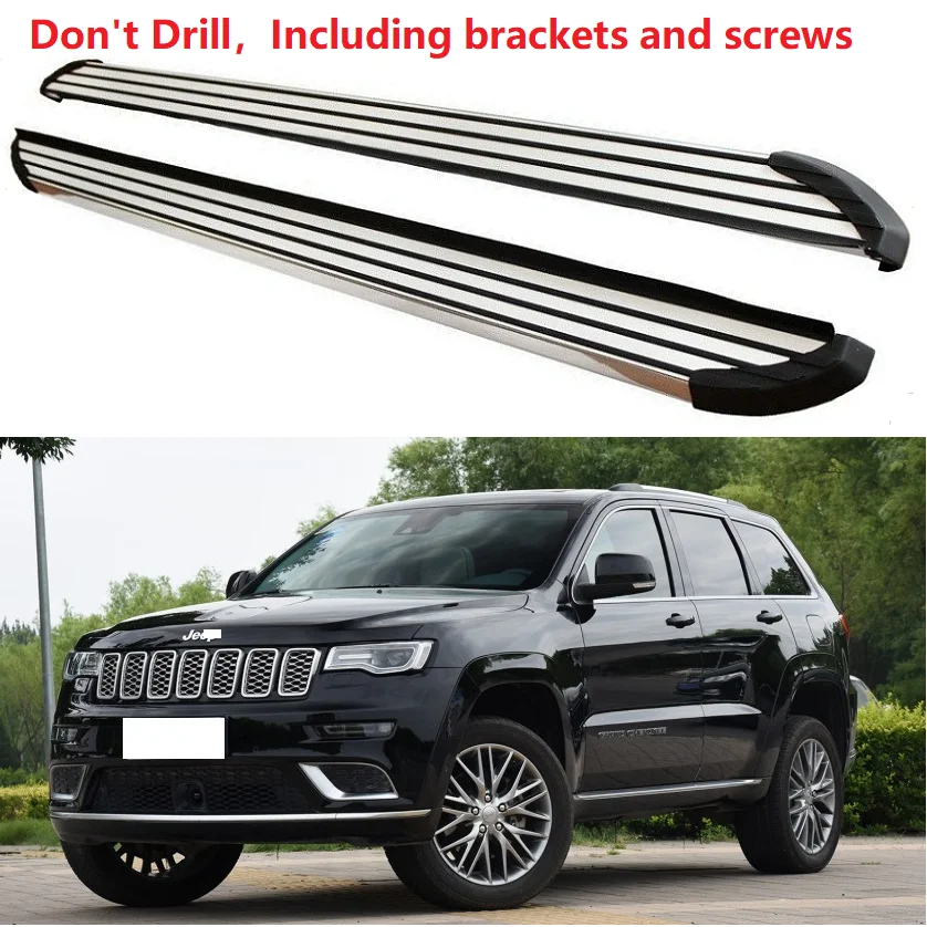 Новинка алюминиевая Подножка для Jeep Grand Cherokee 2011 2019 2020 2021 боковая подножка педаль