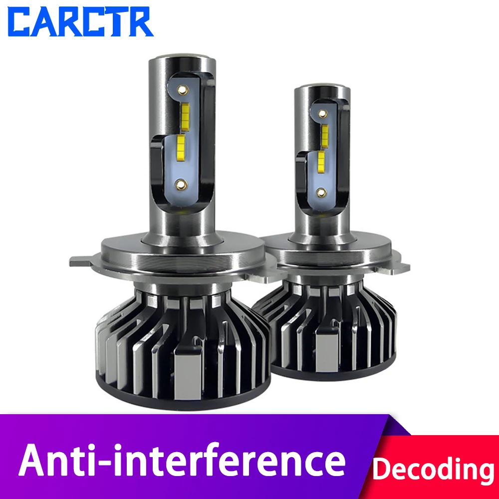 Декодирование автомобиля лампы для передних фар H4 светодиодный H7 H11 H1 H3 H8 9005 9006 30W