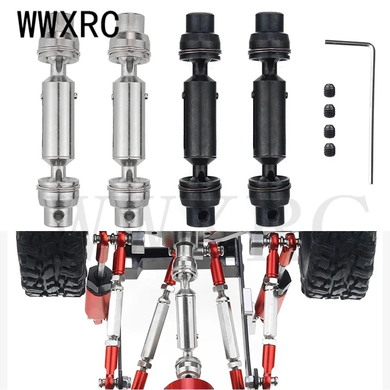2/3 шт. металлический приводной вал коробки передач для Henglong 4WD 6WD WPL B1 B16 B24 B36 C14 C24 C34