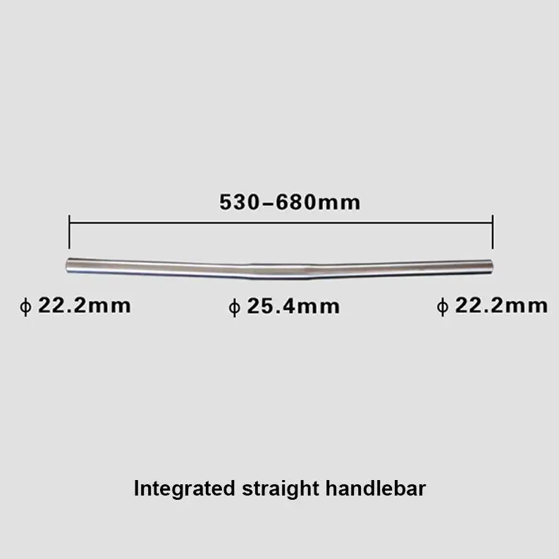 S handlebar 1 Горячая Hnadlebar титановый Бромптон супер светильник 224 г SEMA зажим 25,4 мм ручка 22,2 мм M/S Тип Лучшее качество складной велосипед - Цвет: S handlebar 1