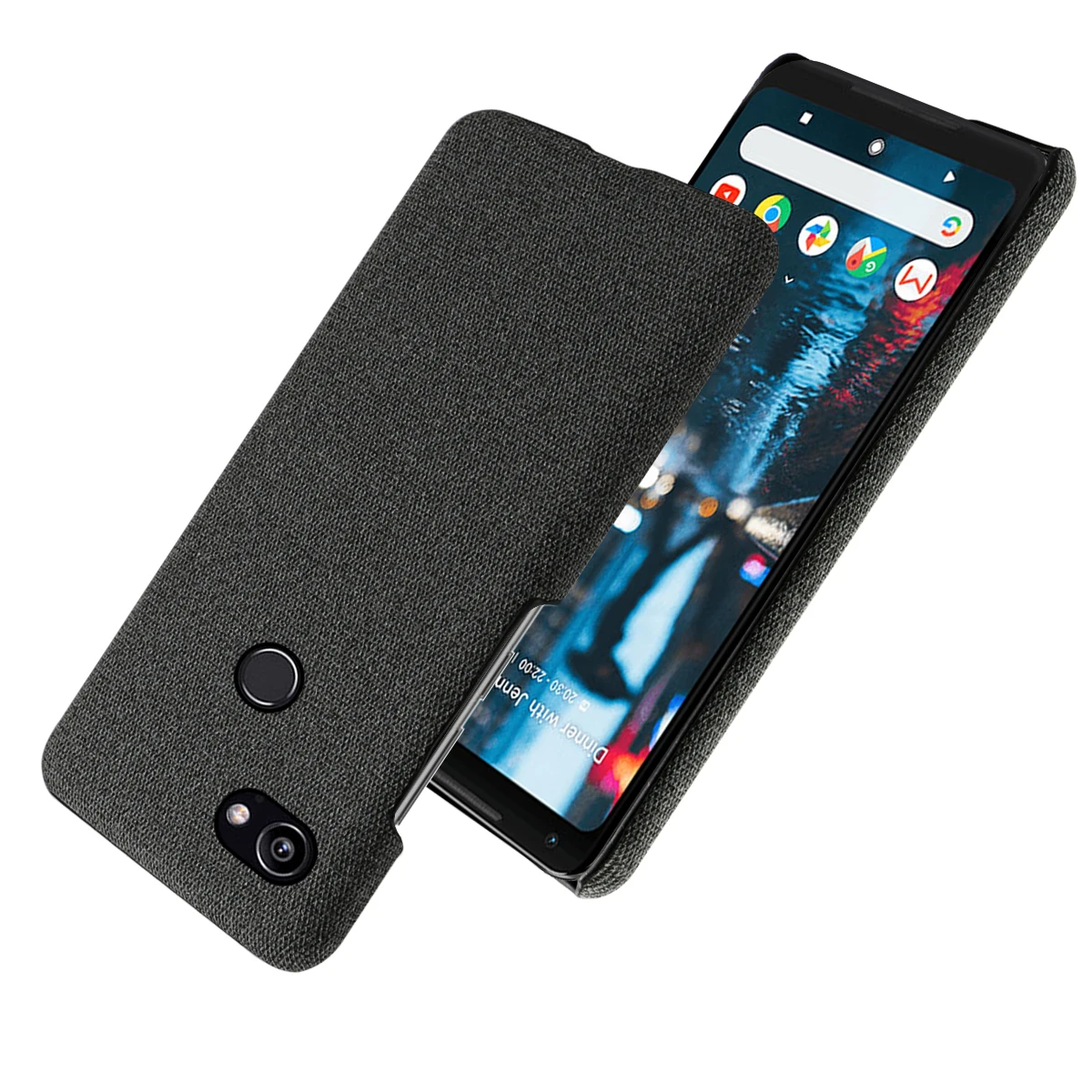 Для Google Pixel 3 3 XL 2 2 XL чехол Ретро тканые ткани против царапин тонкий ПК Жесткий Чехол для Google Pixel 3A 3A XL 4 XL чехол