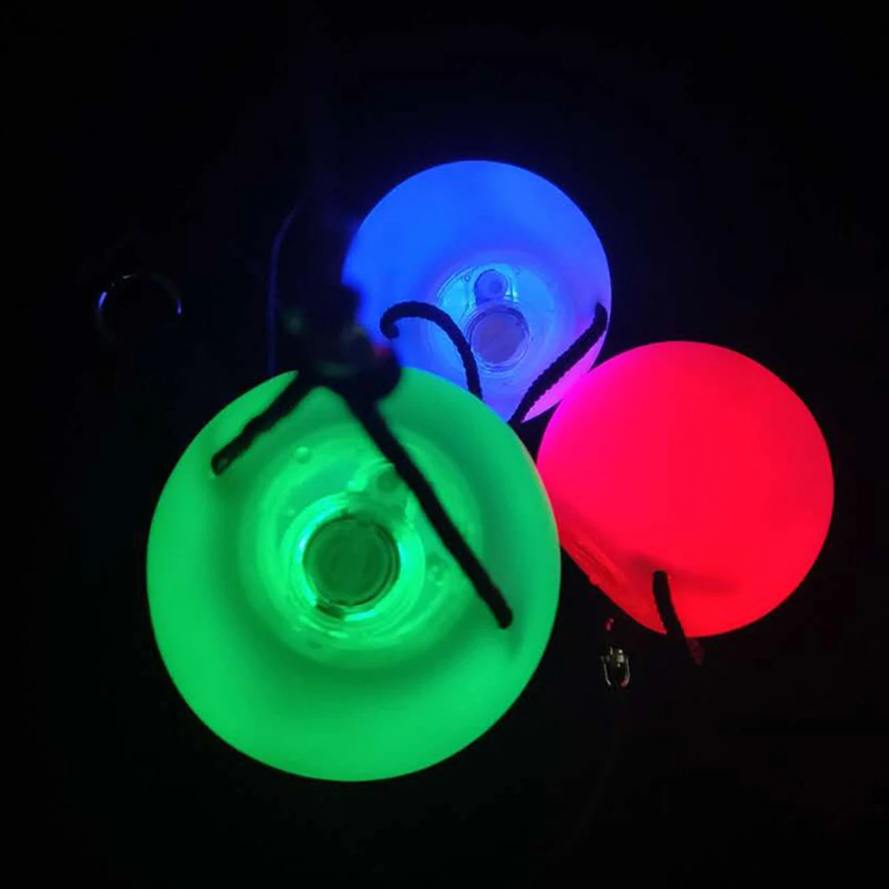 

2pcs/set Dance 8cm Multifunction Stage Performance Soft Party Led Battery Powered Holiday Light Spinning Flow Ball Kids Toy Home
