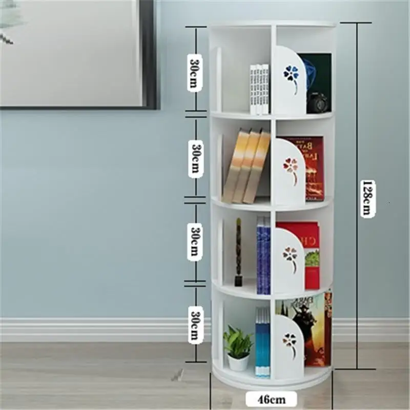 

Casa Kid Bookshelf Dekoration Minimalist Wood Rotatable Rotate Home Furniture Librero Modern Libreria Scaffale Book Shelf Case