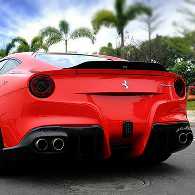 Для F12 Berlinetta 2013 2014 2015 углеродного волокна спойлер на задний багажник крыло DMC