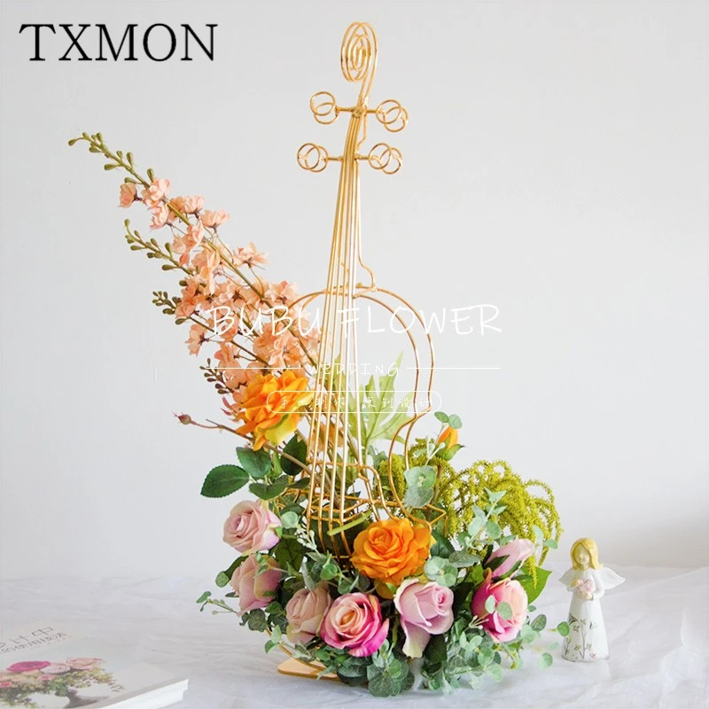 Цветочное украшение для скрипки | Дом и сад