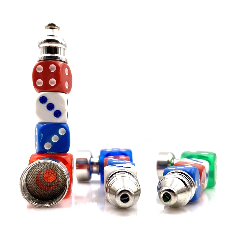 Кубик табачная трубка съемная металлическая курительная фильтр мельница