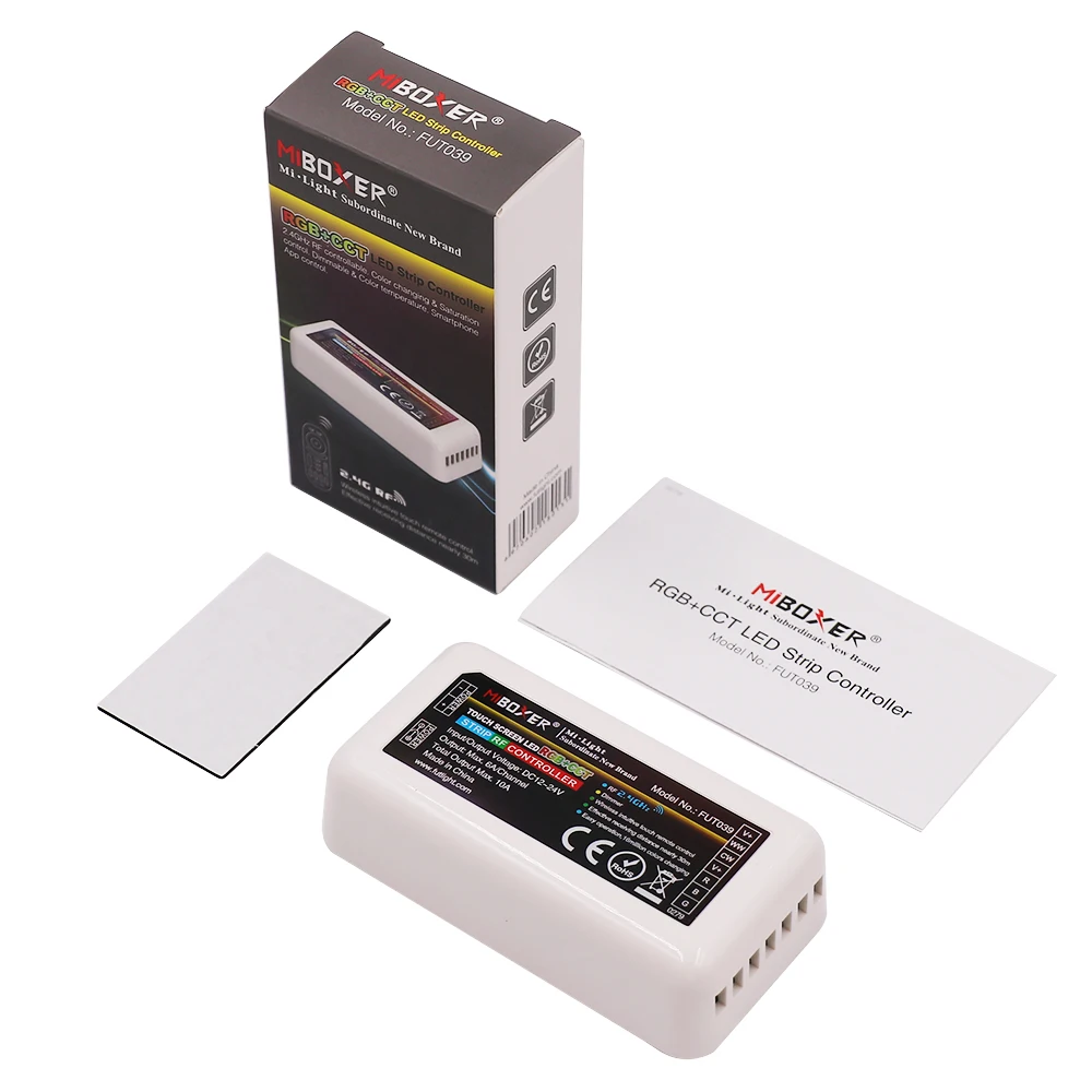 Mi светильник WiFi коробка RGBCCT контроллер цветовой температуры светодиодный диммер 4 зоны RF пульт дистанционного управления 2,4 ГГц шлюз MIBOXER WL-Box1
