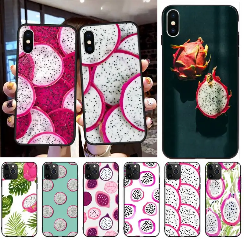 HPCHCJHM черный чехол для сотового телефона с изображением дракона iPhone 11 pro XS MAX 8 7 6 6S