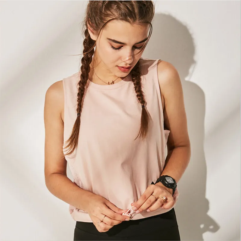 Summer Ladies Vest Workout Top Sportswear Women Gym T-shirt Halter Yoga Top Sports Shirt Women Fitness Shirt Women Jersey