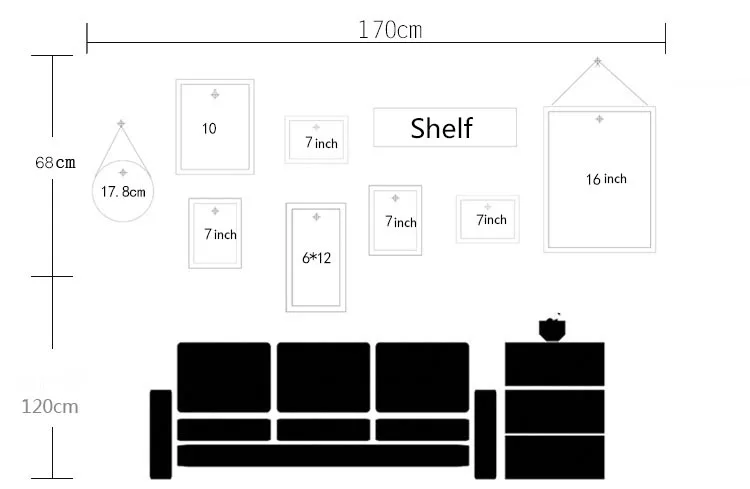 8 шт./компл. декоративная картина в скандинавском стиле с оленем для гостиной фон