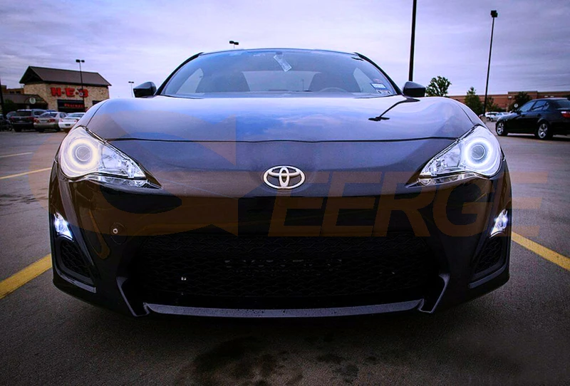 Отличный COB комплект светодиодов глаза ангела halo кольца ультра яркие DRL для Scion FR-S