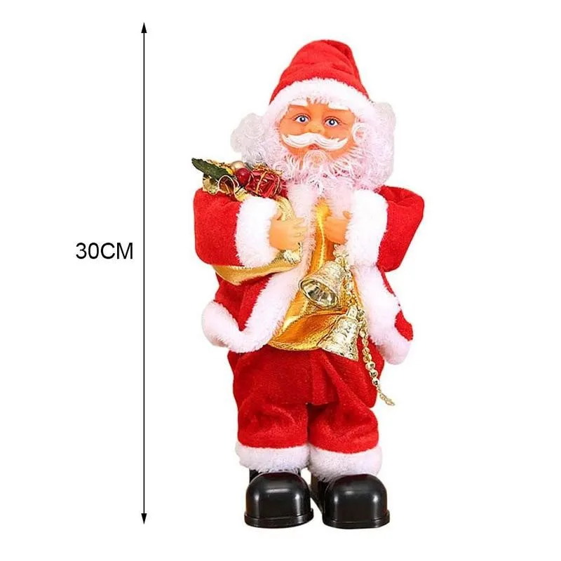 

Electric Santa Claus Doll Toy Christmas Singing Dancing Lighting Musical Model Doll Toy For Children Xmas Gift Santa Toy