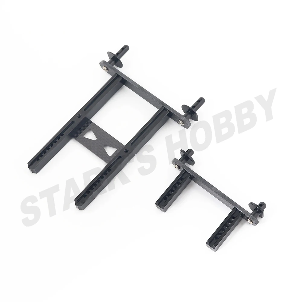 

TRX-4 Carbon Fiber Body Posts Aluminum Front Rear Mounts for 1/10 RC Crawler Car TRX4 Defender Chassis Upgrade Parts