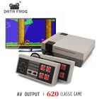 Портативная игровая мини-консоль Data Frog, 8 бит, 620 для NES, проводная Классическая игровая консоль, AV-выход