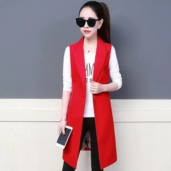 Женский костюм жилет черное пальто новый продукт весна-осень женская одежда