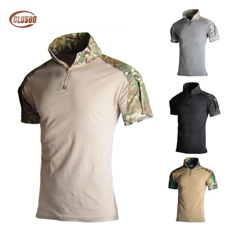 Тактическая рубашка армейская Униформа Военная Футболка мужская боевой