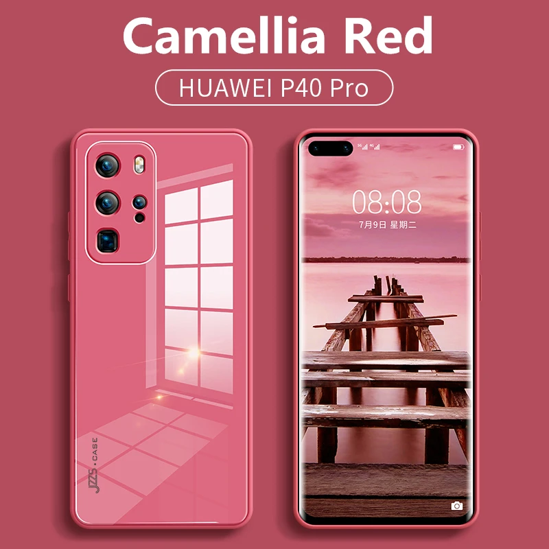 Original Liquid Tempered Glass Case For HuaWei Honor 30S Pro P40Pro Plus P30Pro Mate 20 30Pro Cover Phone Lens Protection Case