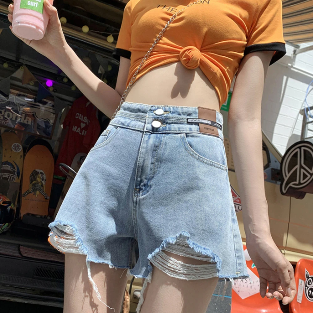 Женская обувь в винтажном стиле С Высокой Талией Модные низ с бахромой рваные