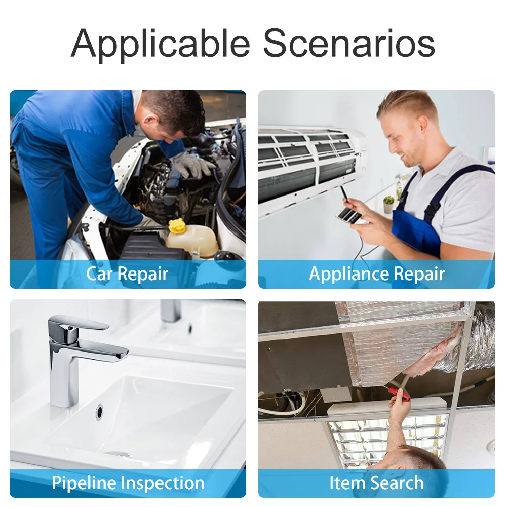 2.0MP беспроводной Эндоскоп бороскоп Инспекционная камера с 5 мм объективом 1080P HD