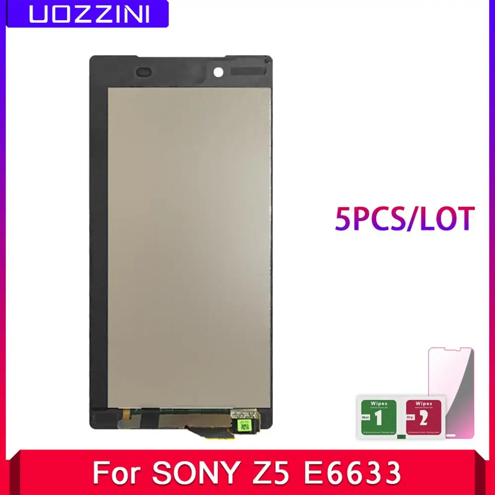 5 шт. ЖК дисплей для Sony Xperia Z5 E6603 E6633 E6653 E6683 сенсорный экран дигитайзер в сборе