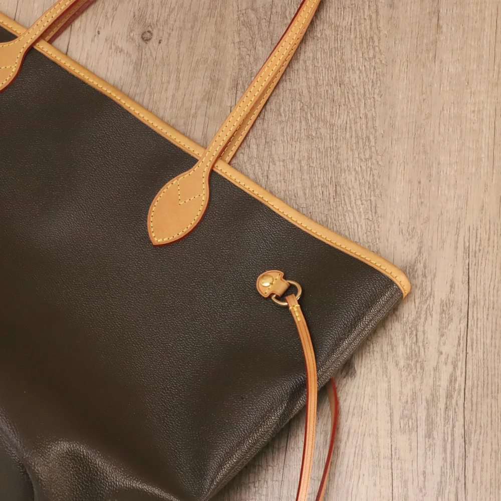 

Fast Delivery Tote Bag Top Quality Classic Luxury Design Large Capacity Double Carry With Cowhide Single Shoulder Free Shipping