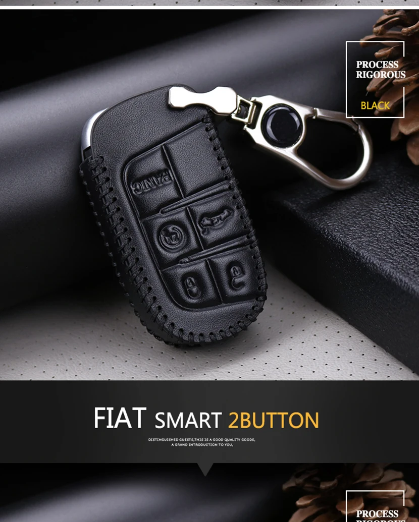 Кожаный защитный кожух ключа автомобиля для Fiat Ducato Freemon 500x500 Egea панда Uno Croma Toro Coupe брелок аксессуары