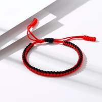 20 colors charm tibetan bracelets handmade lucky knot braided thread amulet bracelet buddist jewelry for women men best friend