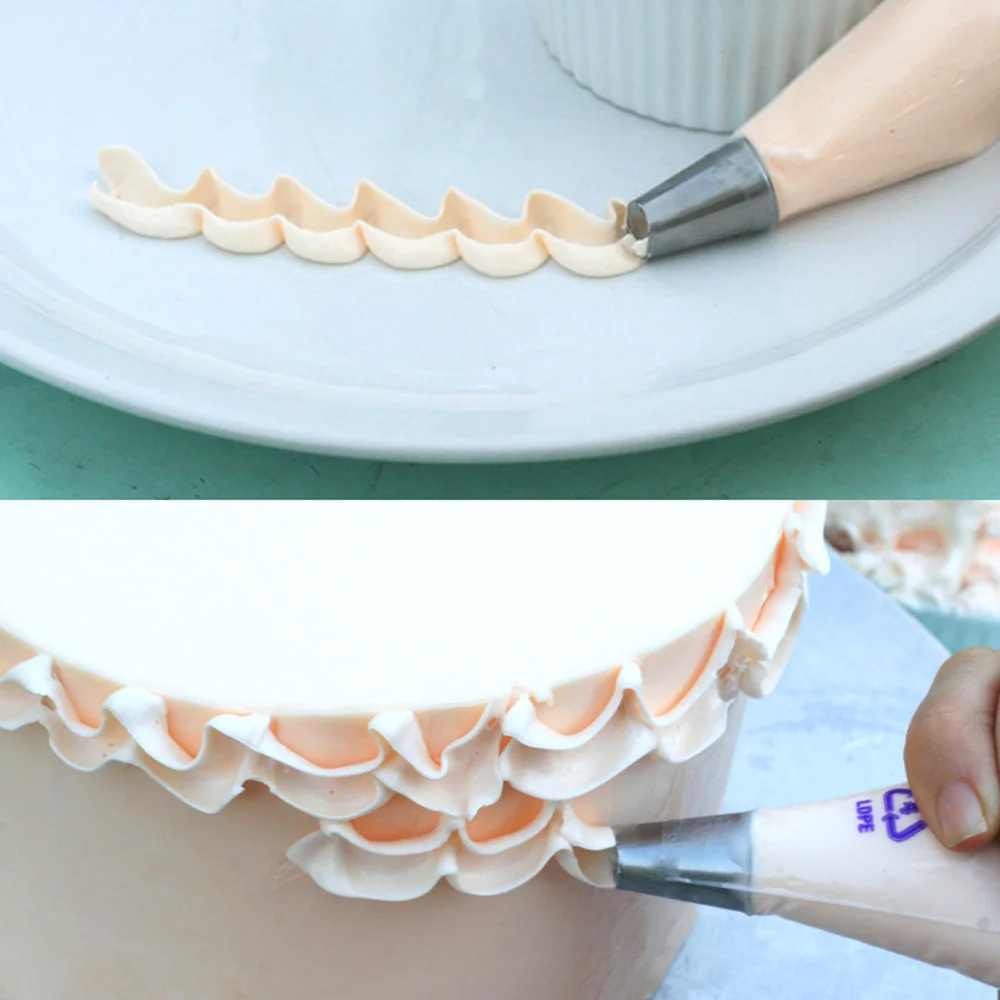 

5Pcs Cakes Decoration Set Cookies Supplies Russian Icing Piping Pastry Nozzle Stainless Steel Kitchen Gadgets Fondant Decor