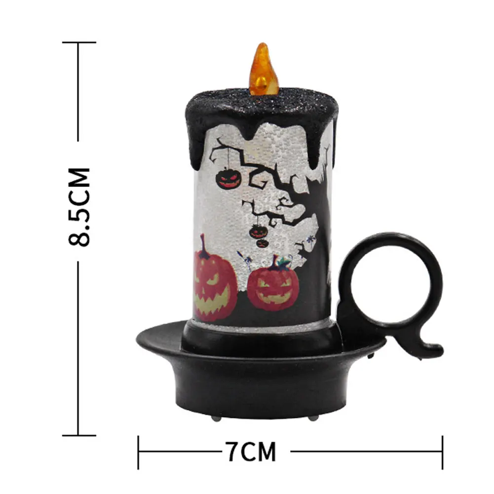 

Householed Electric LED Tea Light Candle Lamp Desktop Ornament Halloween Decor