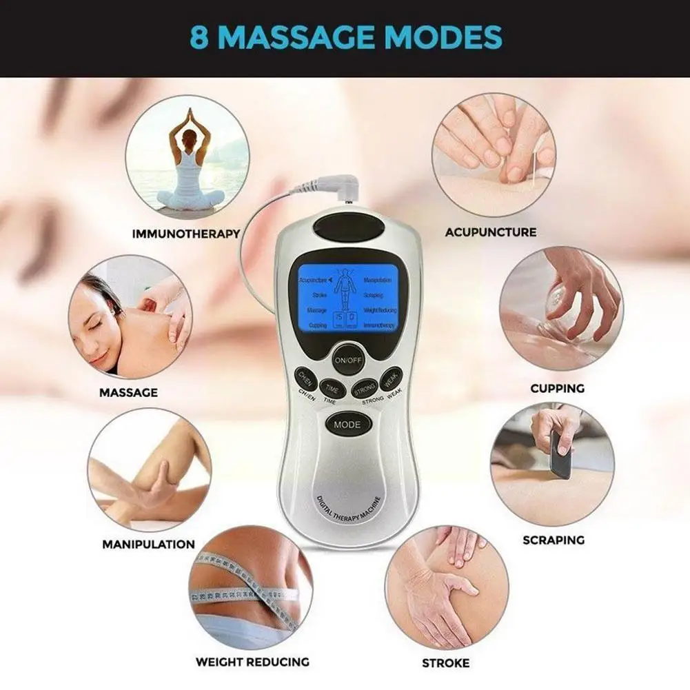 

Портативный электрический стимулятор мышц, цифровой терапевтический массажер, физиотерапия, Прямая поставка, аппарат Vibat R7I4