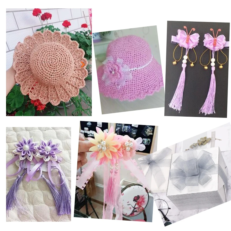 2 см Снежная пряжа шифон лента цветочный магазин свежее мыло в подарочной коробке