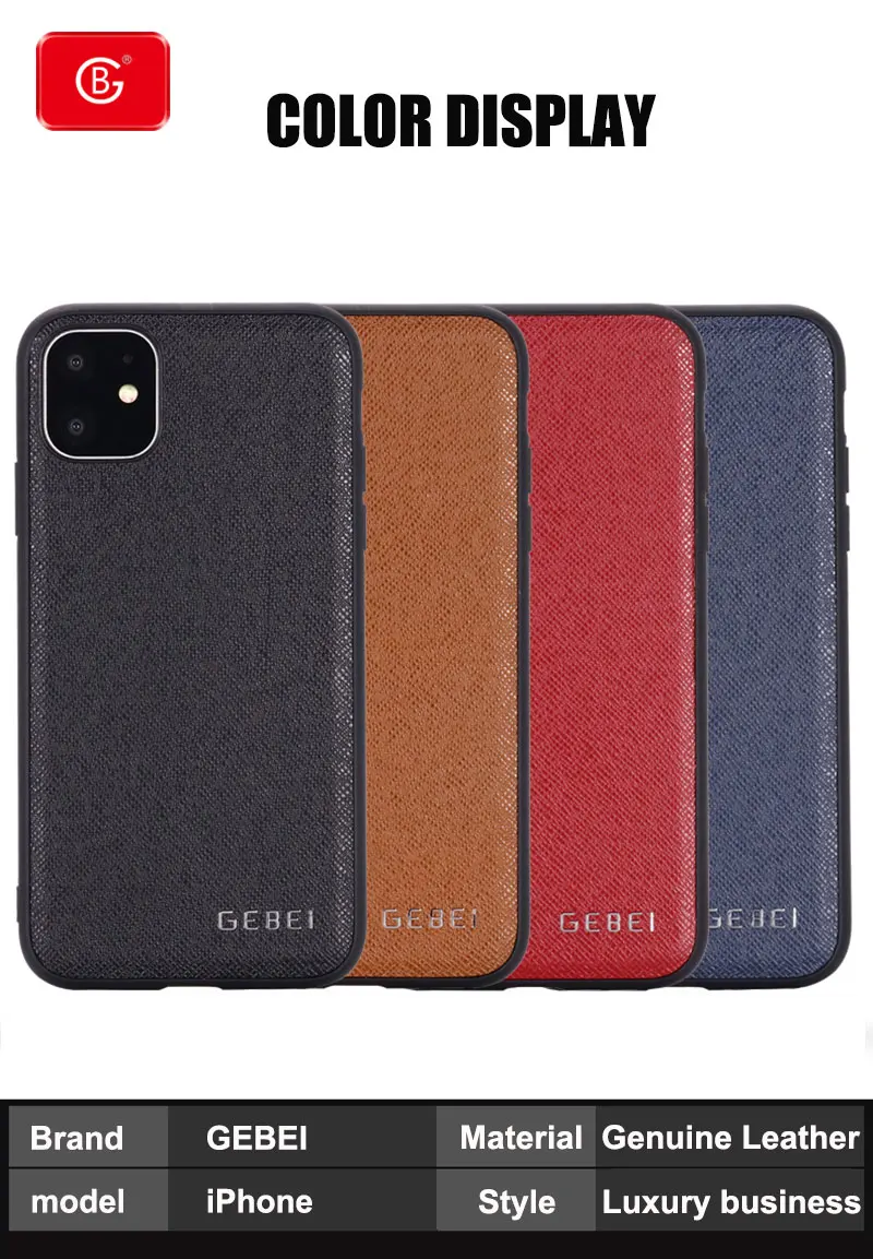 Роскошный брендовый чехол из натуральной кожи для iPhone 11 Pro X Xs Max XR, ультра тонкий противоударный силиконовый защитный чехол на заднюю панель, чехол s