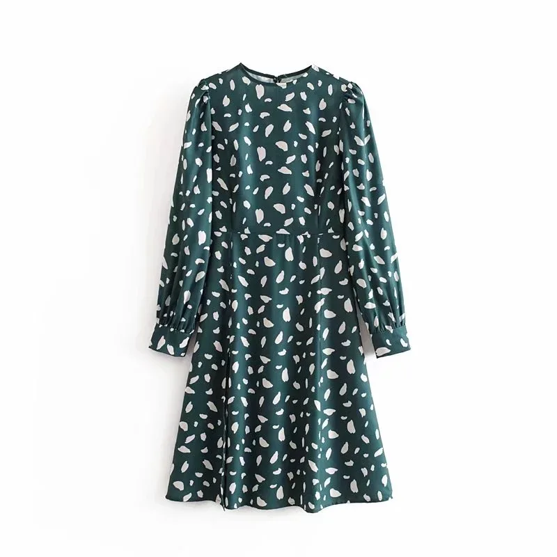 Женское винтажное платье миди с принтом пиратского любопытства весеннее круглым