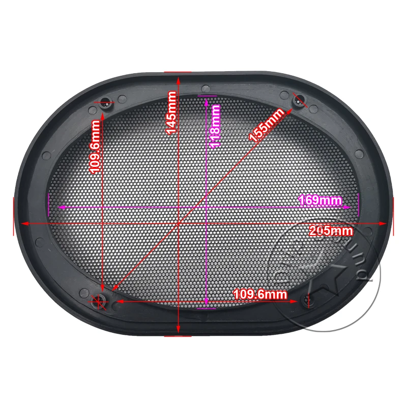Защитная сетка для автомобильной решетки круглая металлическая решетка