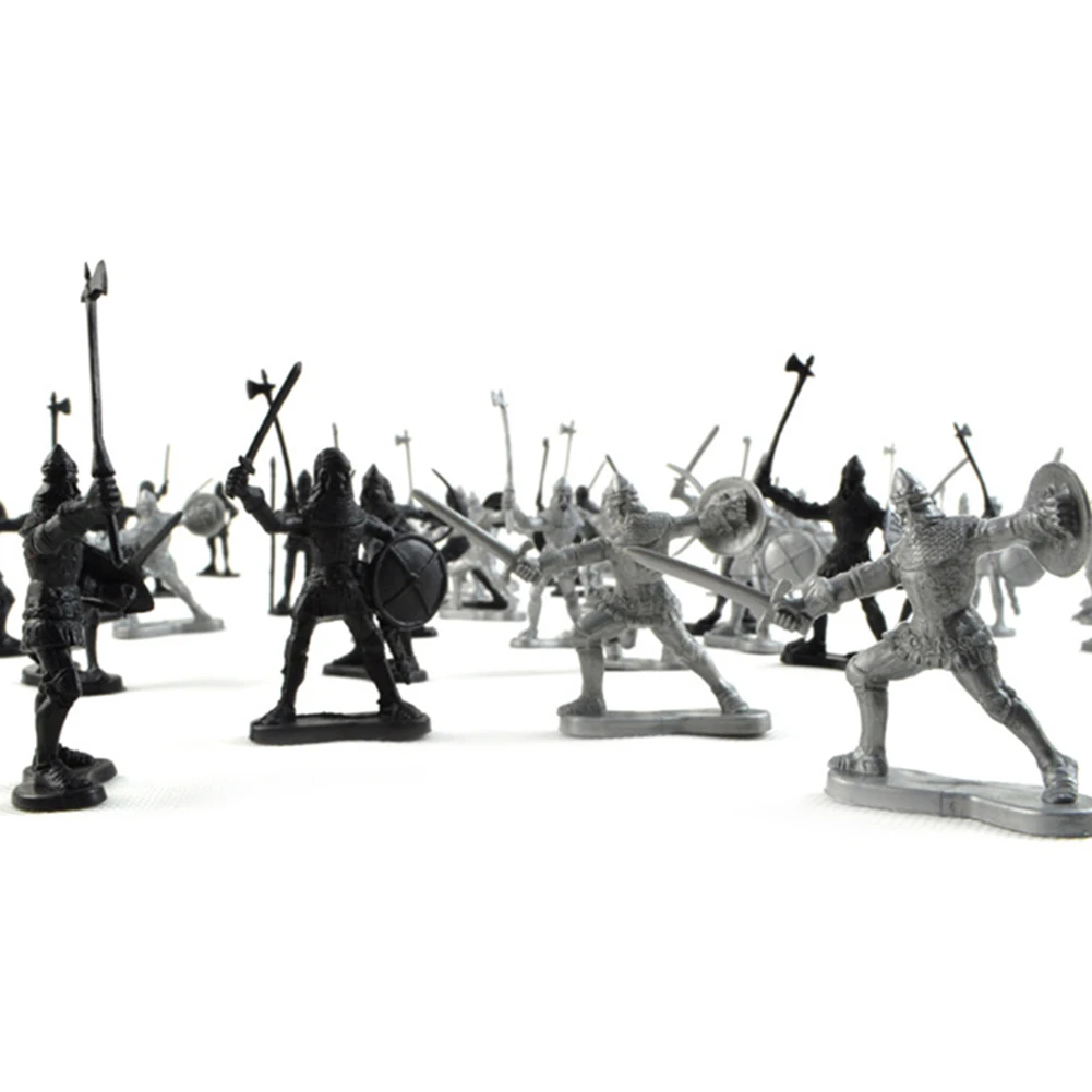 Детские игрушки 60 шт./компл. мини-симулятор солдат древний фигурки статическая