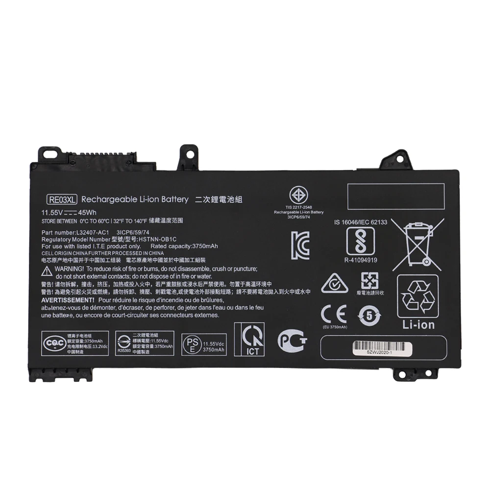 New RE03XL Laptop Battery For HP ProBook 445 450 455 440 430 G6 Series HSTNN-DB9N L32407-2B1 SHUOZB | Компьютеры и офис