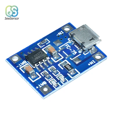 TP4056 Micro USB Type-C/Micro/Mini USB 5V 1A 18650 TP4056 литиевый модуль зарядного устройства аккумулятора зарядная плата с защитой двойные функции 1A li-ion - Цвет: TP4056 Micro USB