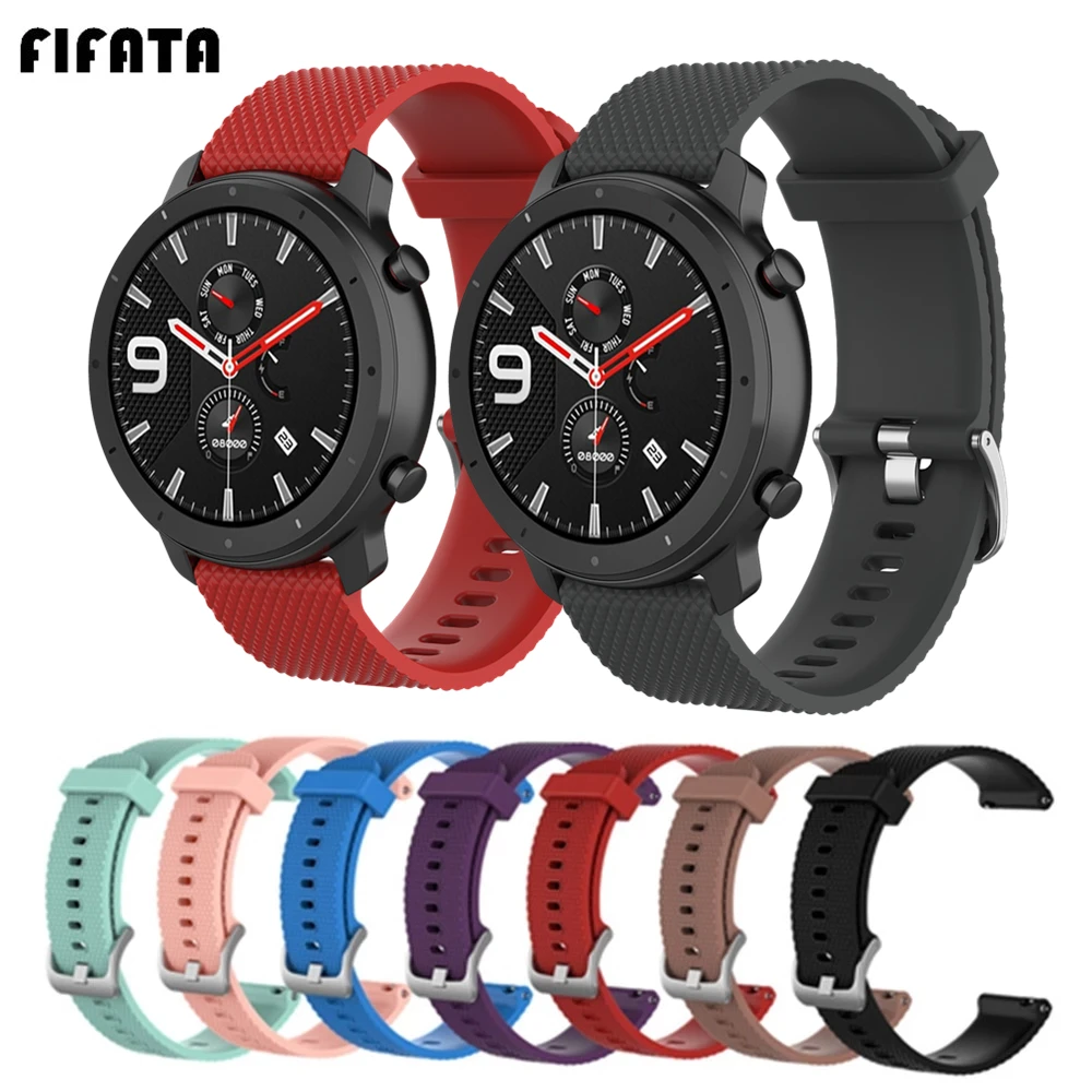Ремешок силиконовый для Huami Amazfit GTR 2 / 42 47 мм Xiaomi GTS 2/Bip U S/Pace|Смарт-аксессуары| |