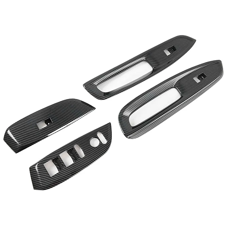 Car Inner Door Window Lift Armrest Switch Panel Cover Trim Decorative Frame for Honda Fit Jazz 2020 | Автомобили и мотоциклы