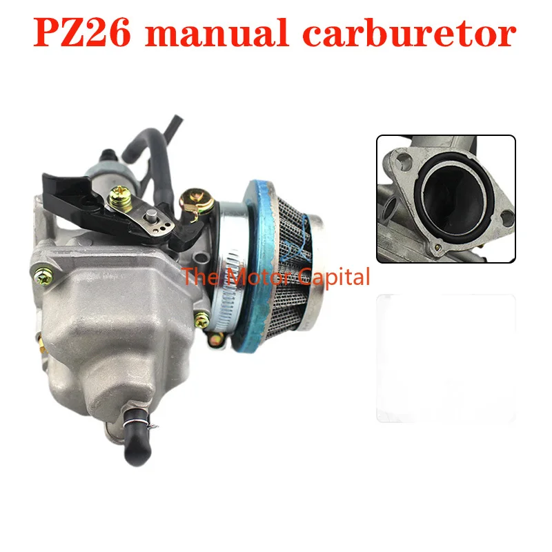 

PZ26 26mm Manual carburetor Carburetor Carb For Motorcycle Dirt Pit Bike ATV QUAD 110cc CG125cc 150cc Motocross