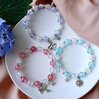 the new cupid popcorn crystal the niche design manual bracelet beads hand chain accessories wholesale yxs63