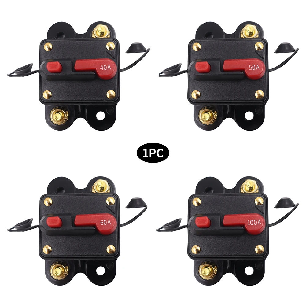 

Auto Reset Circuit Breaker Insulation Bakelite Replacement Part Zinc Alloy Waterproof Design Current Protection Bike Automatic