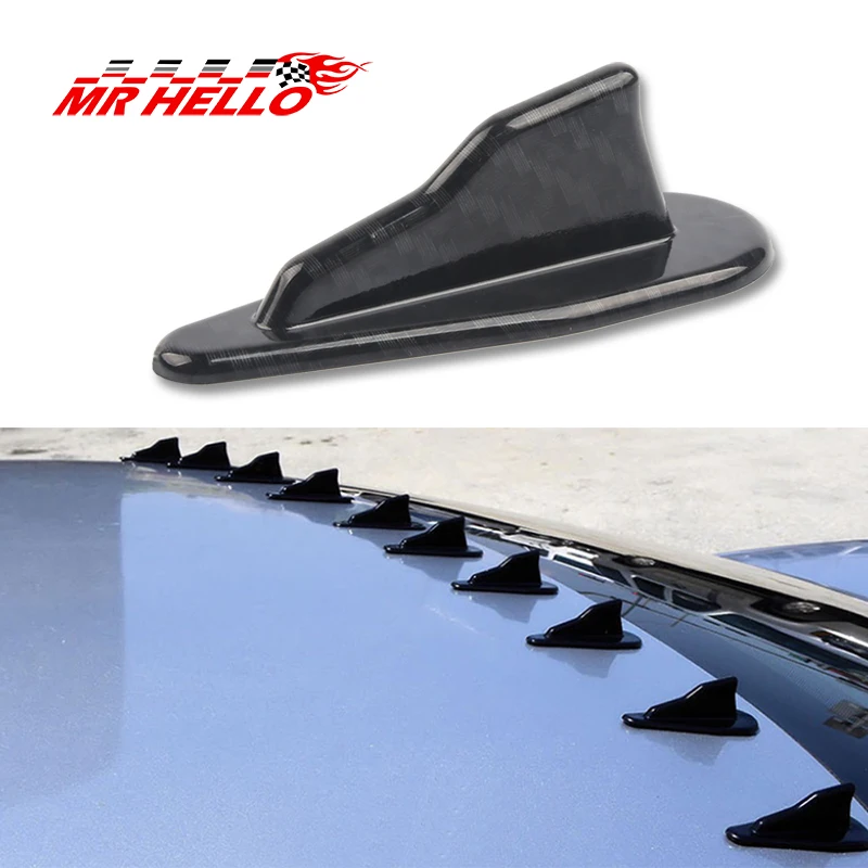 Универсальный EVO Style для PP крыши Акулий плавников спойлер комплект крыла Вихревой