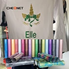 30 см x 20 см красивый цветной Блестящий теплопередающий виниловый пресс режущий плоттер железо на пленке HTV