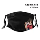 Beepbopskeet Bokuhoes моющаяся смешная маска для лица для взрослых и детей с фильтром Манга Аниме ретро браслет ужасов смешные цитаты японского аниме